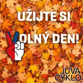 Přejeme Vám příjemný a klidný 17. Listopad 🇨🇿 #juvacyklo #17listopad #sametovarevoluce #cyklistika #bikefun #czechcycling...